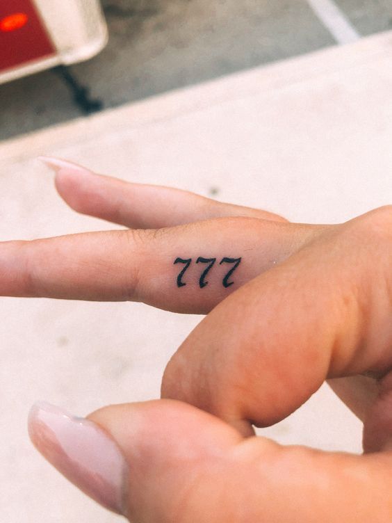 777 tattoo designs