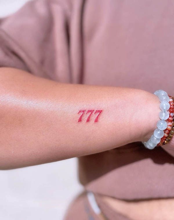 777 tattoo ideas