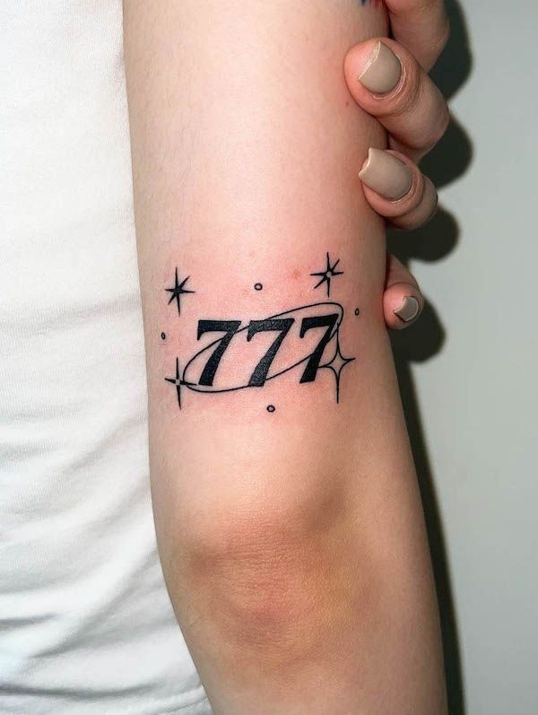 777 tattoo