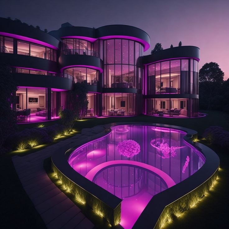 Purple in Exterior Design