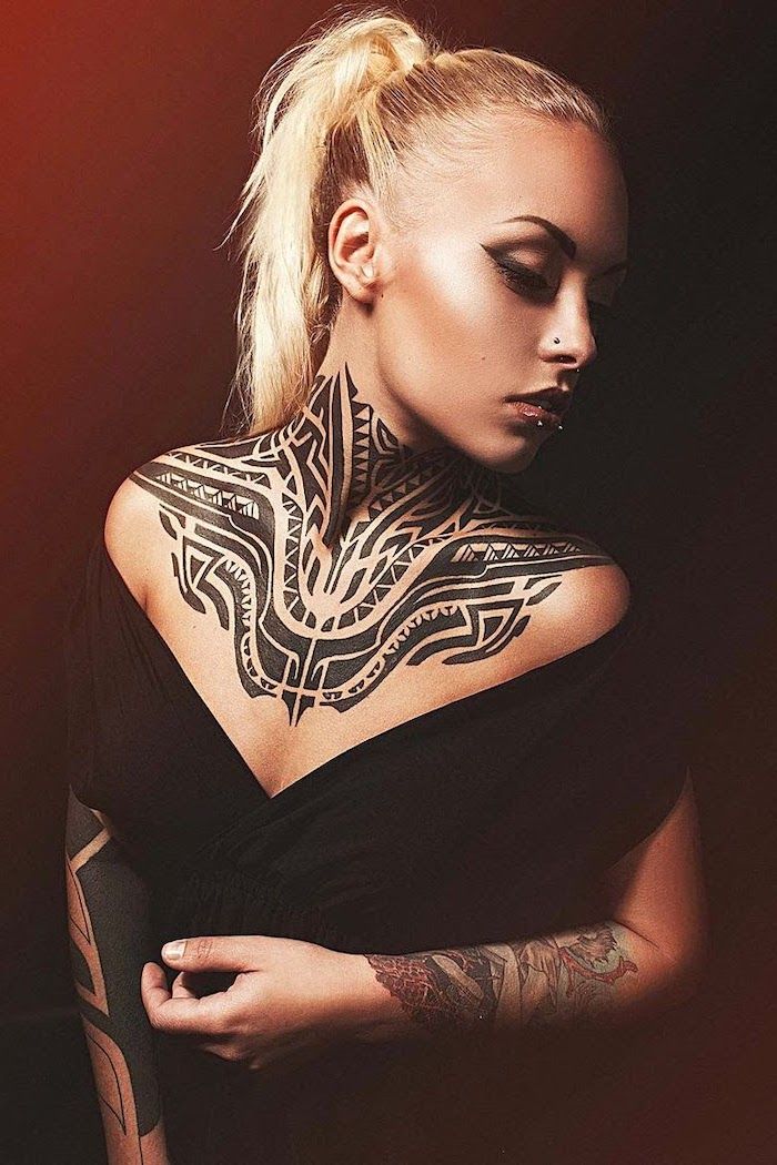 Tattoo Between Breast Ideas