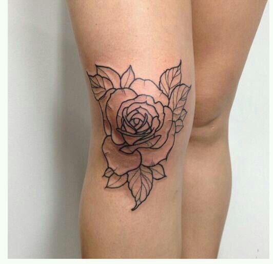 above knee tattoo ideas