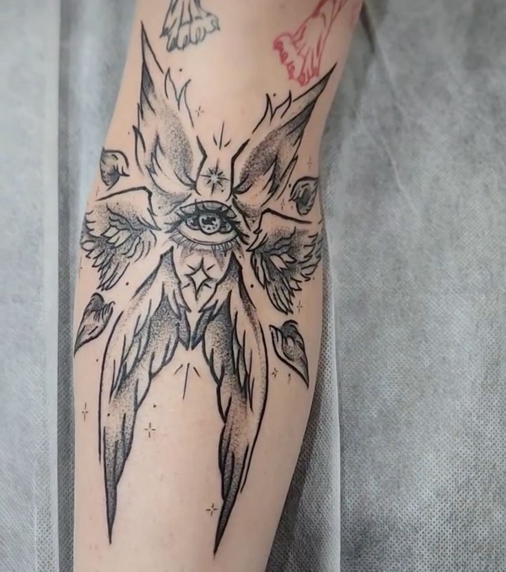 american traditional seraphim tattoo