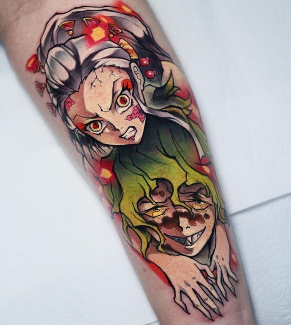 anime demon slayer tattoo