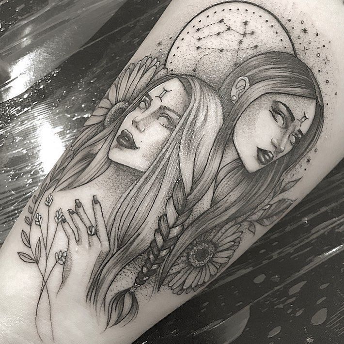 aries and gemini tattoo ideas