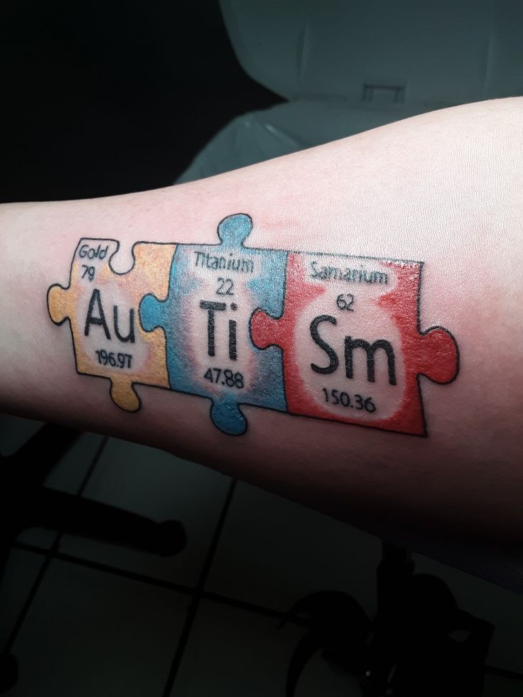 autism tattoo ideas for adults