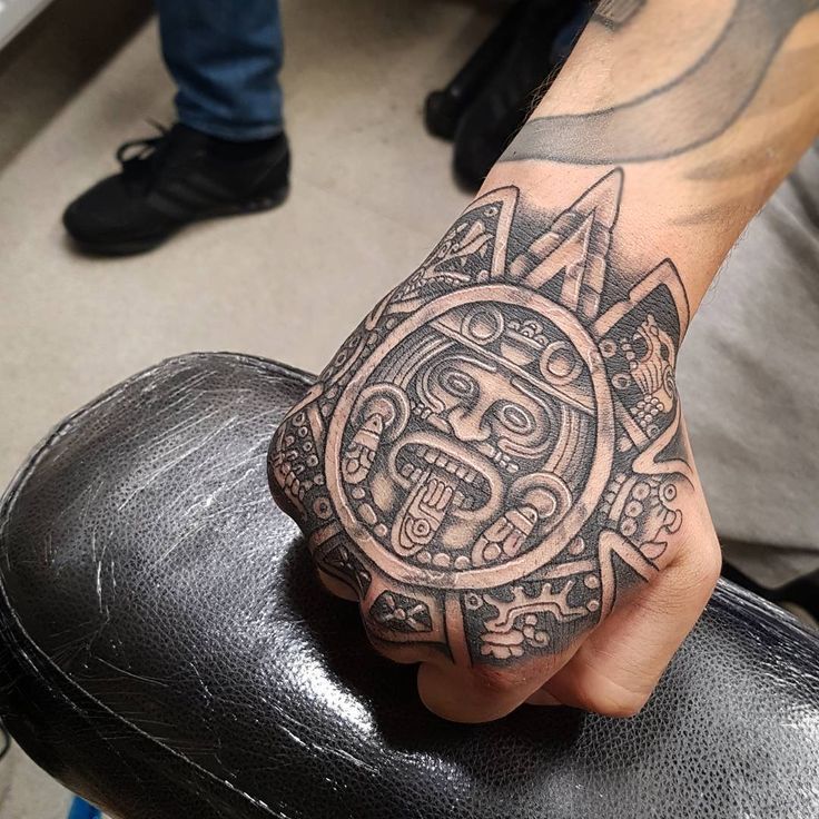 aztec warrior tattoo