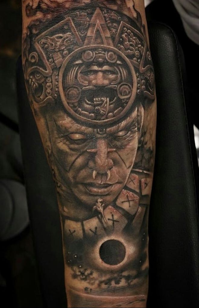 aztec warrior tattoo ideas