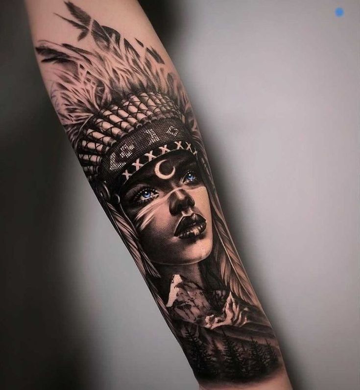 aztec warrior tattoo woman