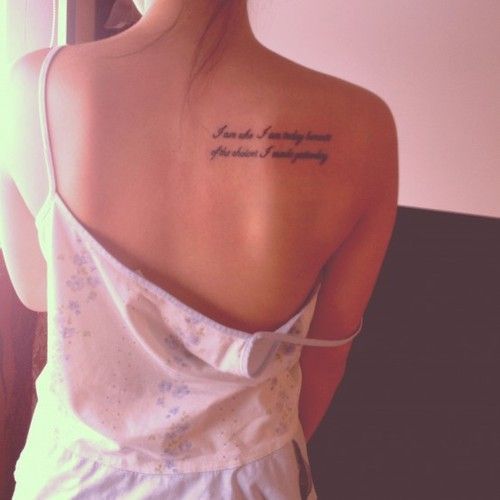 back tattoos for women black