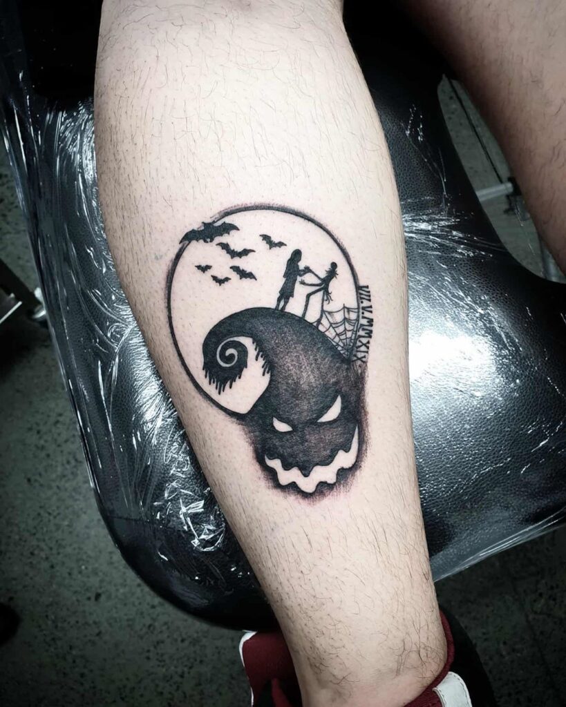 badass nightmare before christmas tattoo ideas