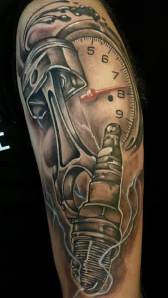 bio-mechanical tattoo