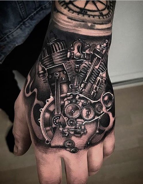 biomechanical vs mechanical tattoo