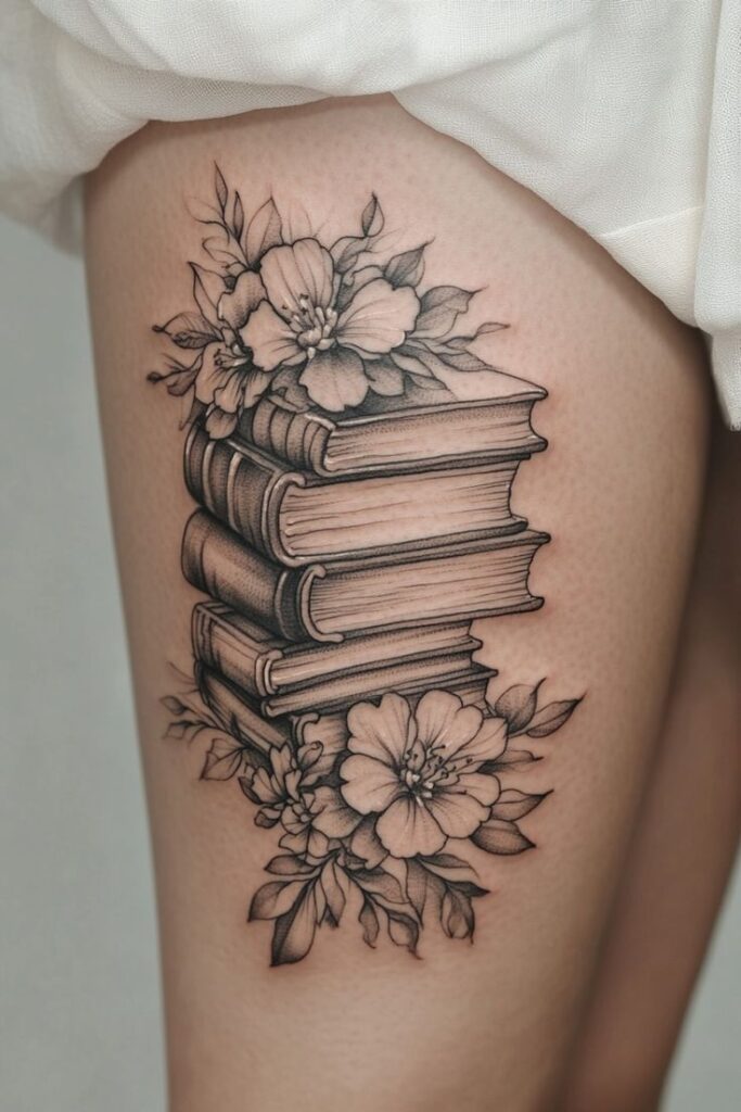 book tattoo idea