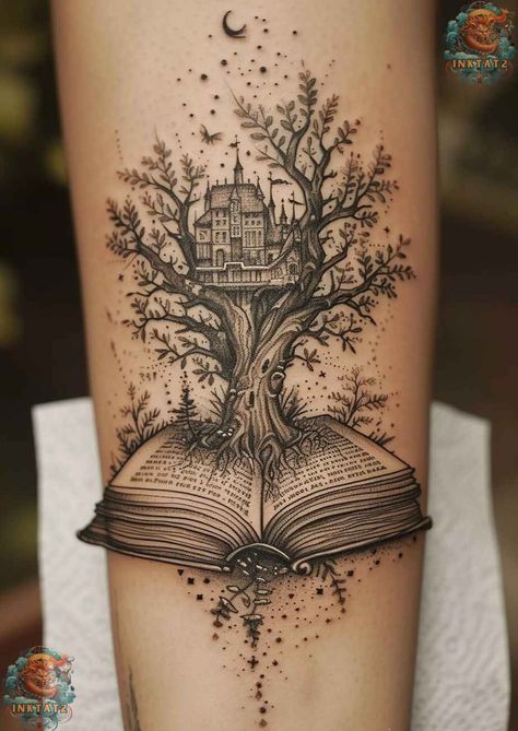 book tattoo ideas for women