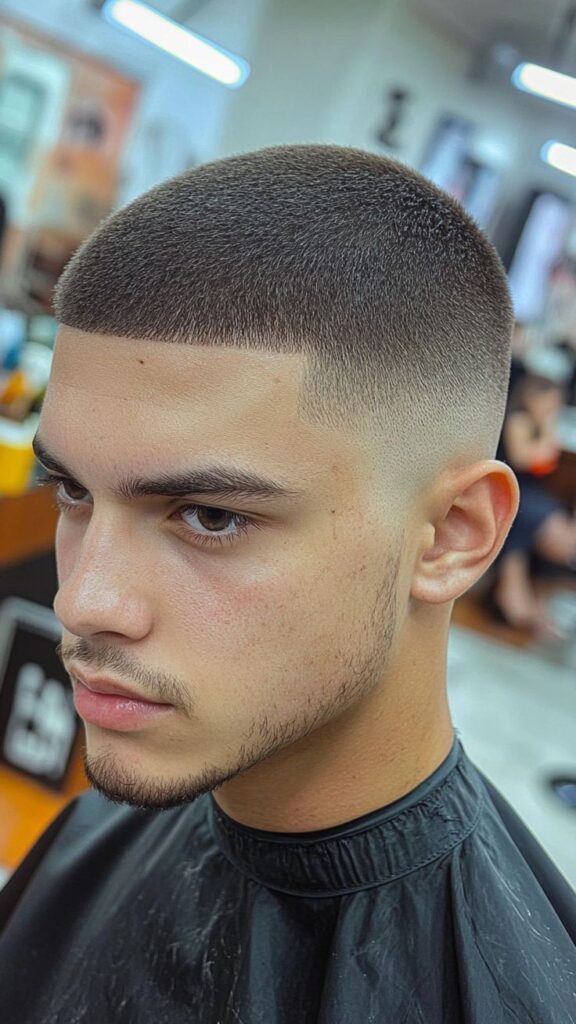 buzz cut low taper