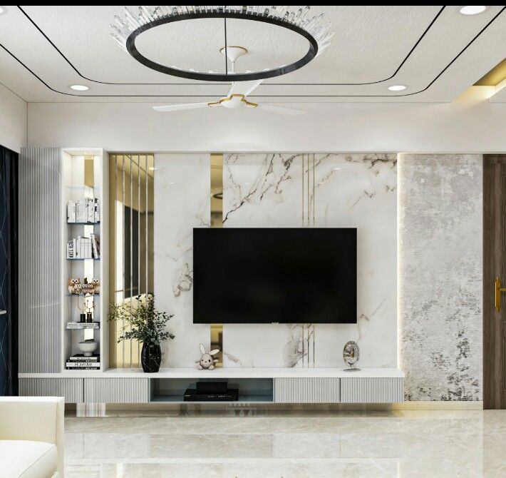 cabinet modern led tv wall panel designs