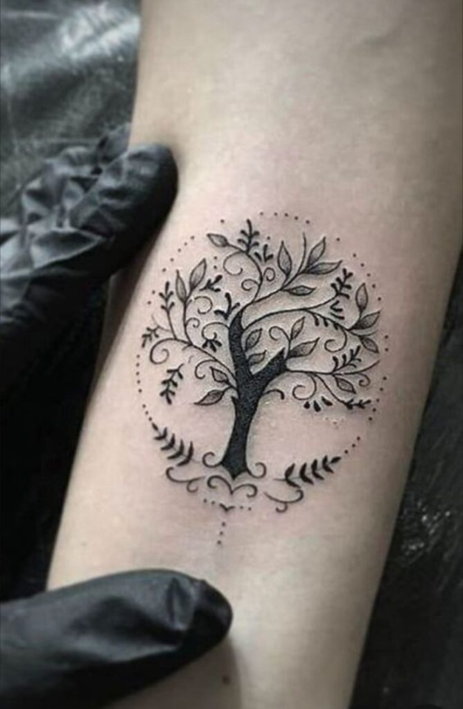 celtic tree of life tattoo