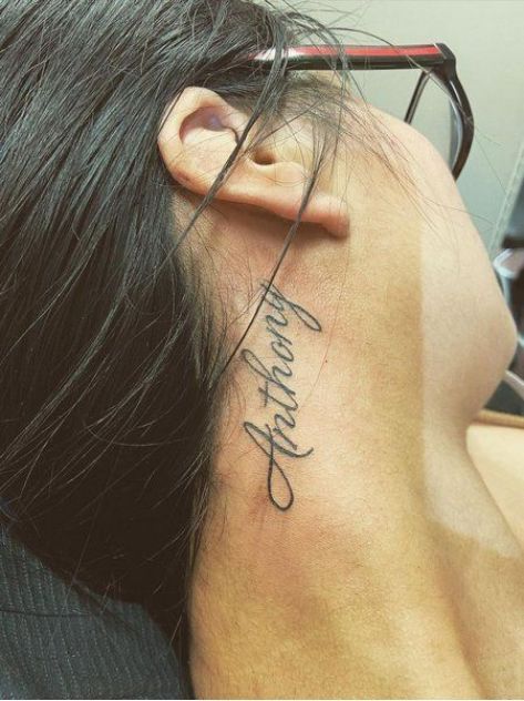 child name tattoo ideas for moms