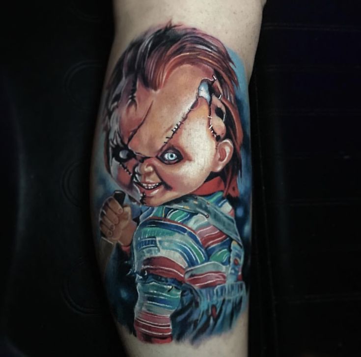 chucky tattoo drawing