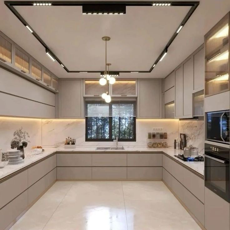 classy kitchen ceiling design in pakistan