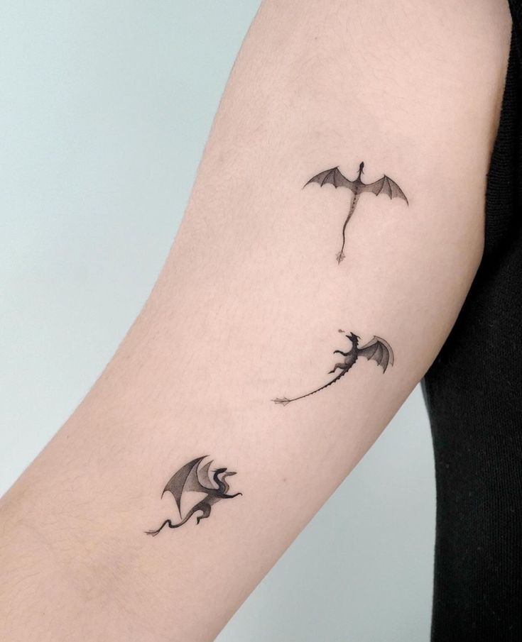 cool small dragon tattoos