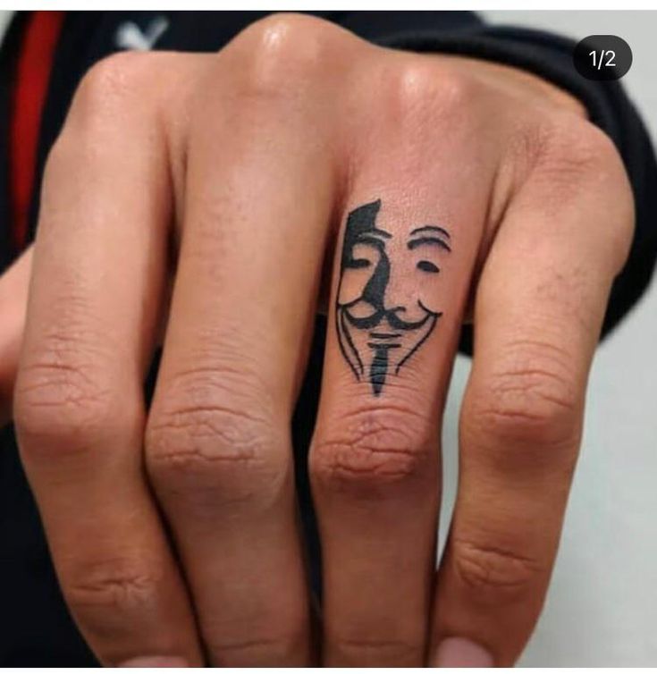 couples finger tattoo ideas