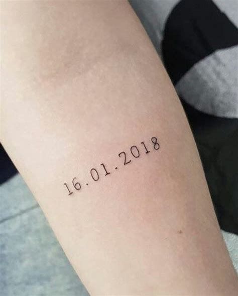 death date tattoo ideas