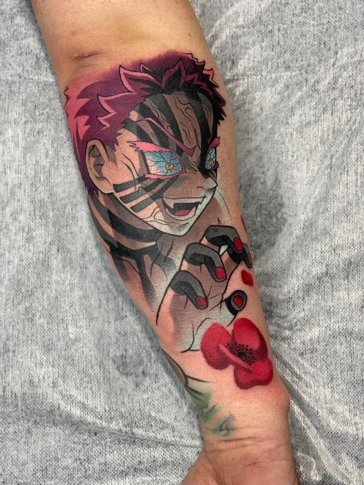 demon slayer tattoo sleeve