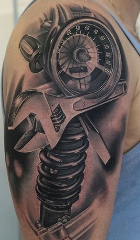 design mechanical tattoo drawings