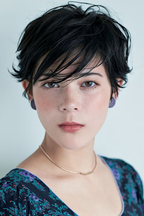 edgy korean pixie cut