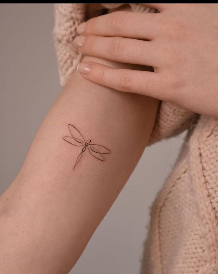 elegant dragonfly tattoos for females