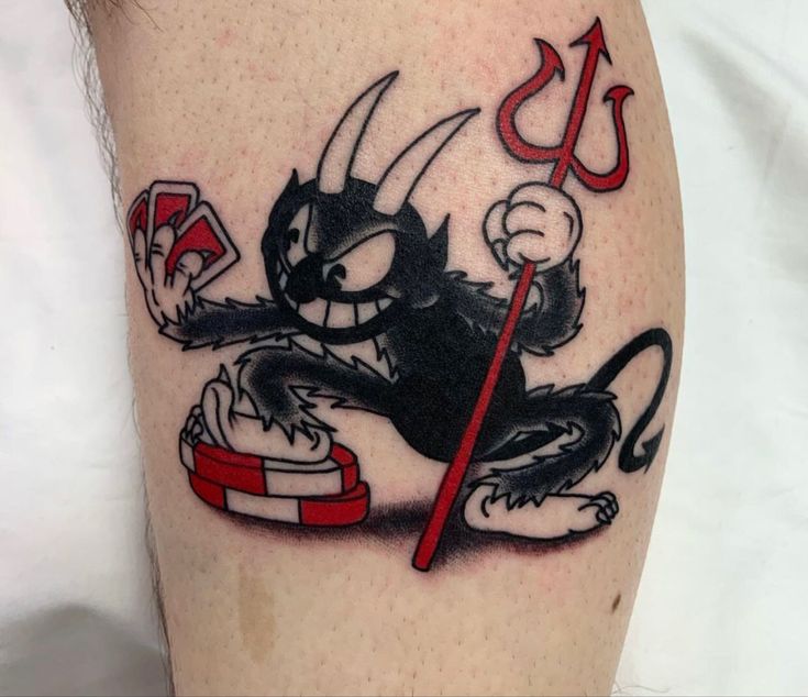 evil gengar tattoo