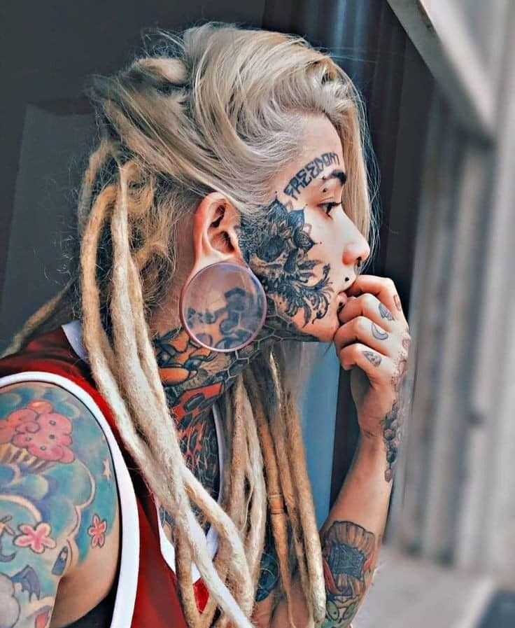 face tattoo ideas for guys