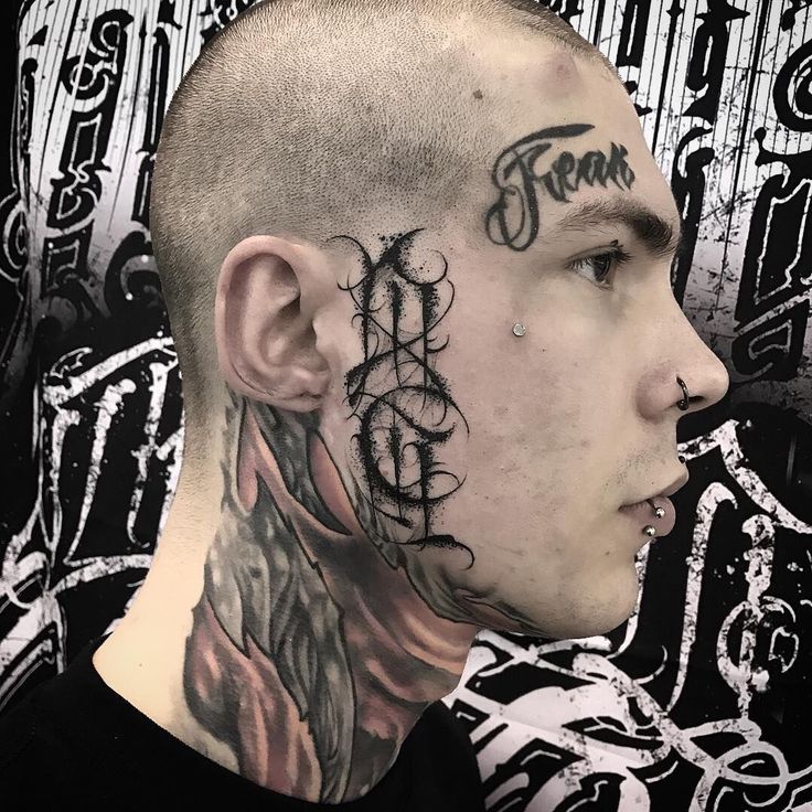 face tattoo ideas male