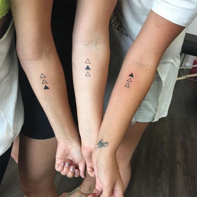 family siblings tattoo for 4