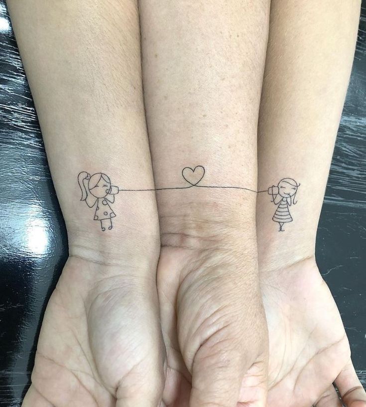 family siblings tattoo for 5