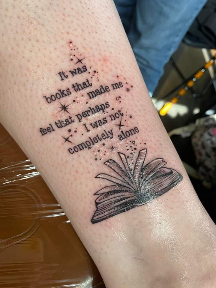 fantasy book tattoo ideas