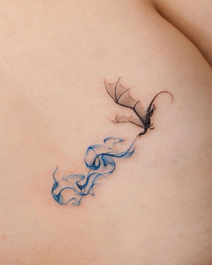 female female small dragon tattoos