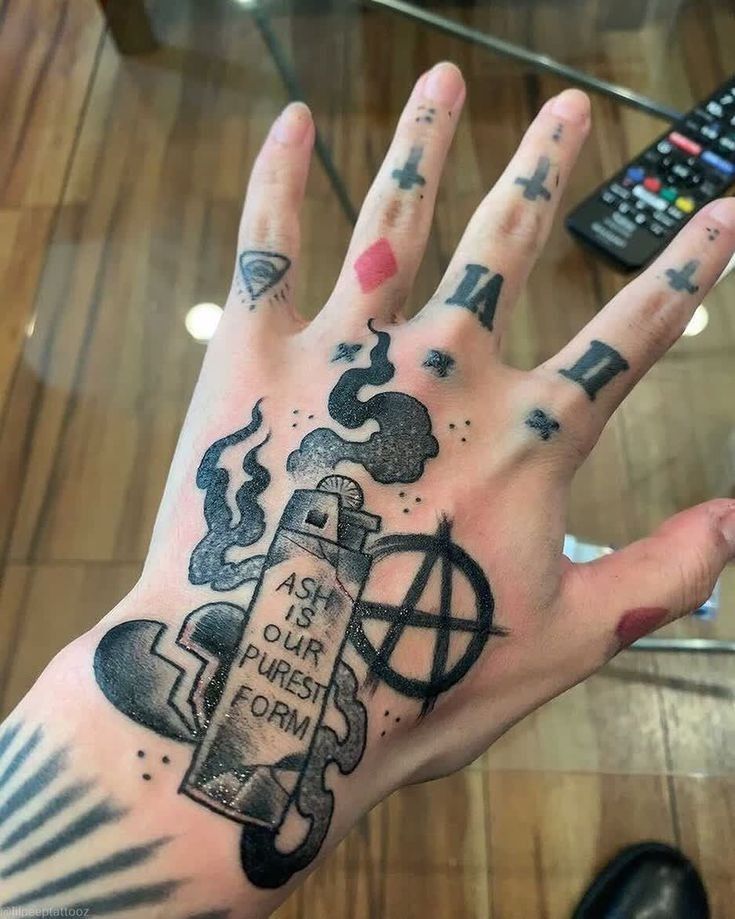 finger tattoo idea