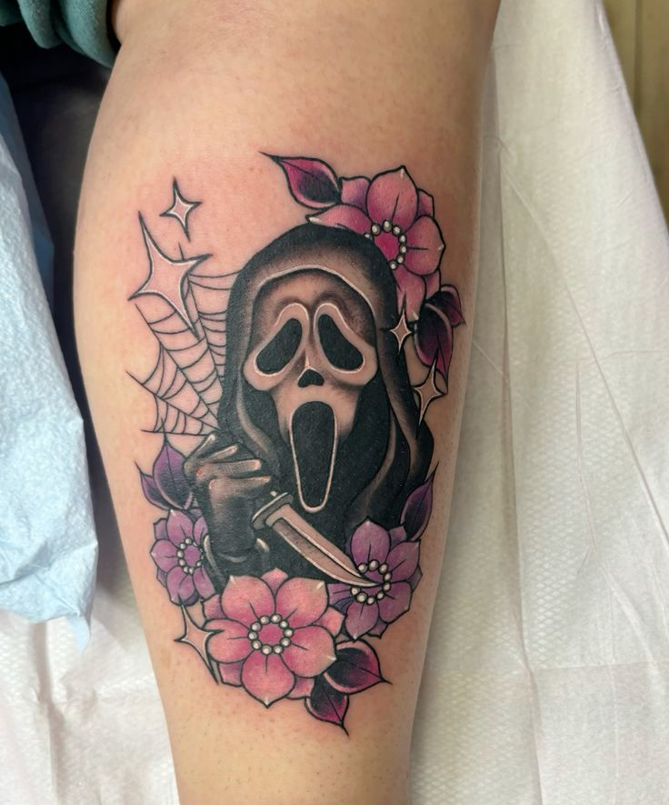 flash ghostface tattoo