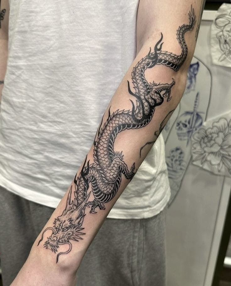 forearm quarter sleeve tattoo