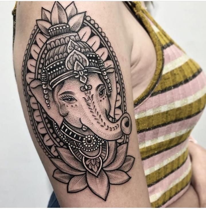 ganesha tattoo simple

