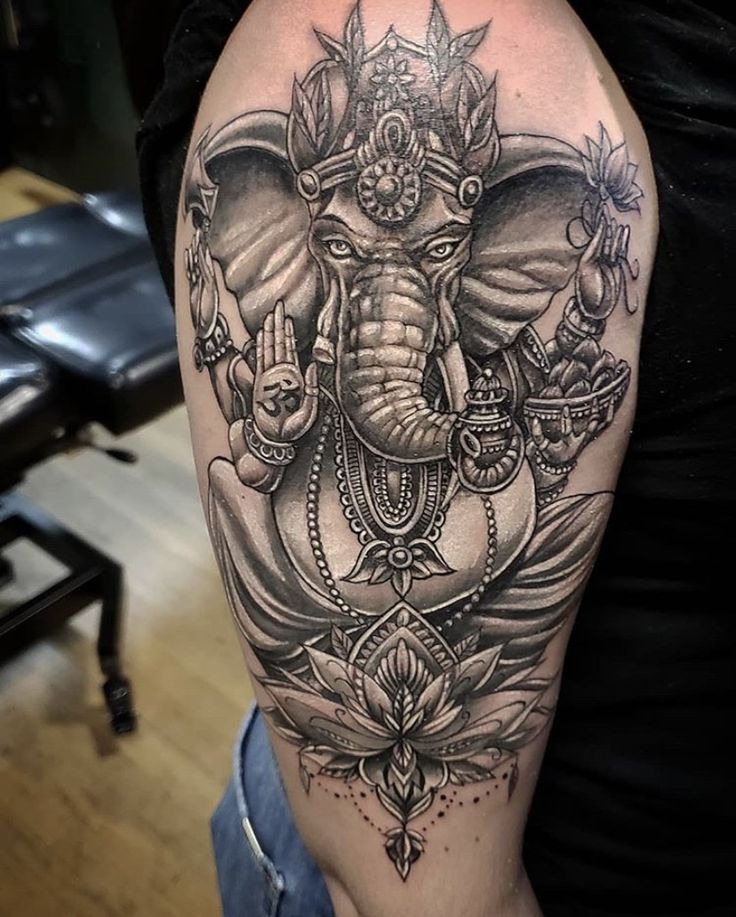 ganesha tattoo small

