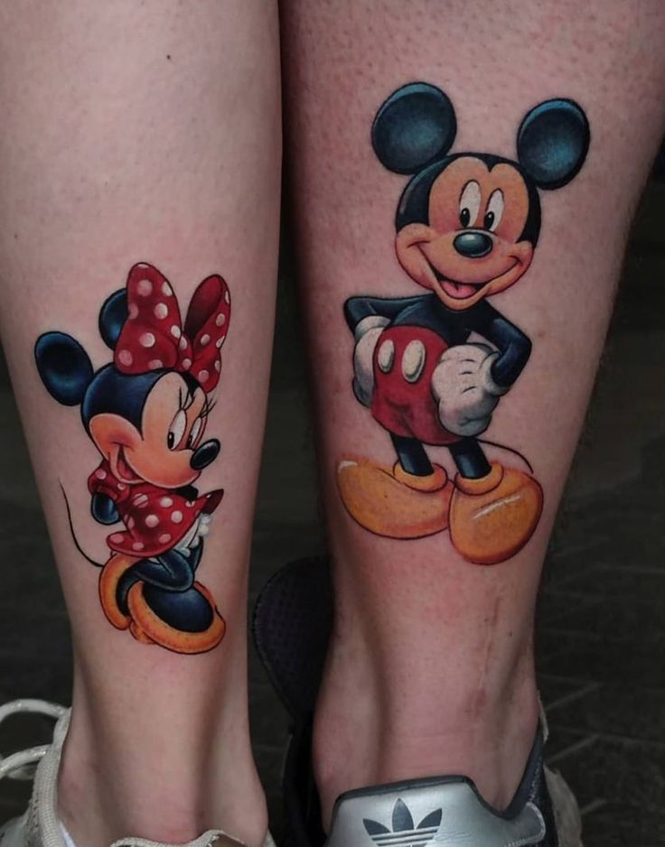 gangster mickey mouse tattoo design