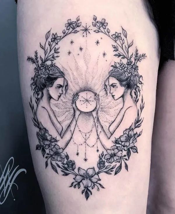 gemini tattoo ideas for women