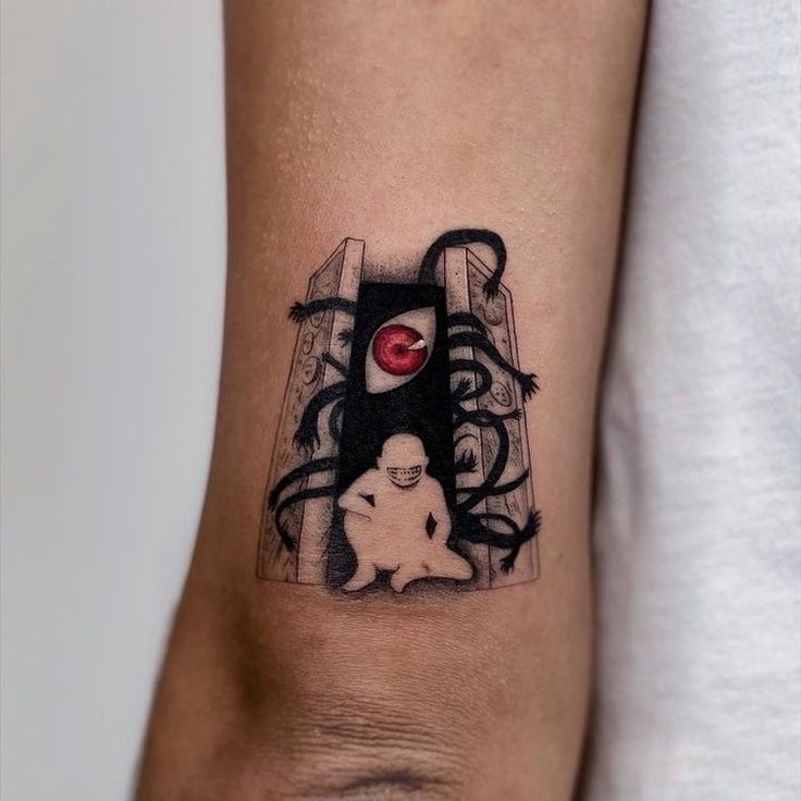 gengar tattoo black