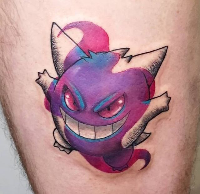 gengar tattoo designs