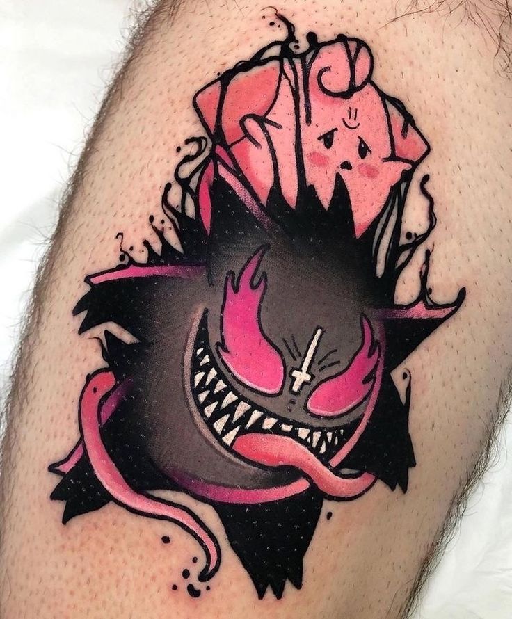 gengar tattoo idea