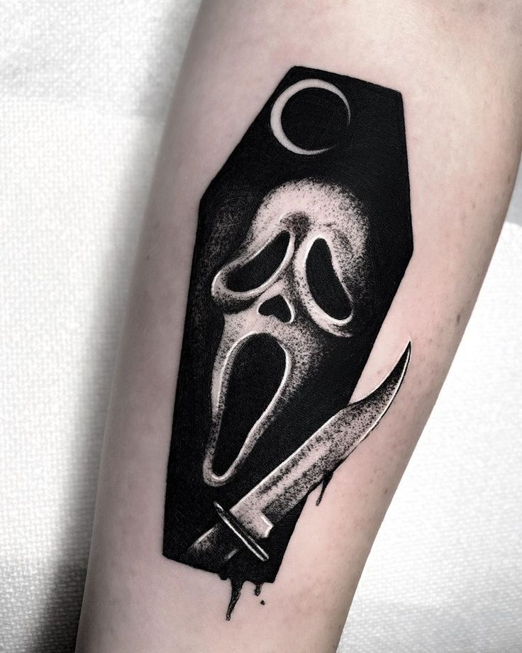 ghostface tattoo designs